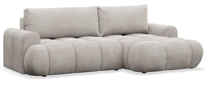 NADUVI Collection Hoekslaapbank Eden rechts bouclé