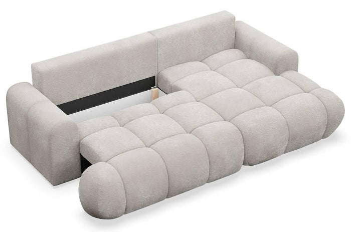 NADUVI Collection Hoekslaapbank Eden rechts bouclé