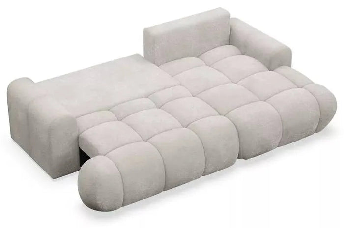 NADUVI Collection Hoekslaapbank Eden rechts bouclé