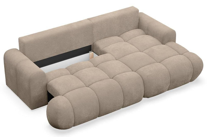 NADUVI Collection Hoekslaapbank Eden rechts bouclé