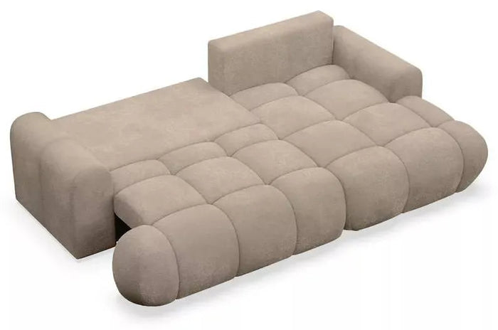 NADUVI Collection Hoekslaapbank Eden rechts bouclé