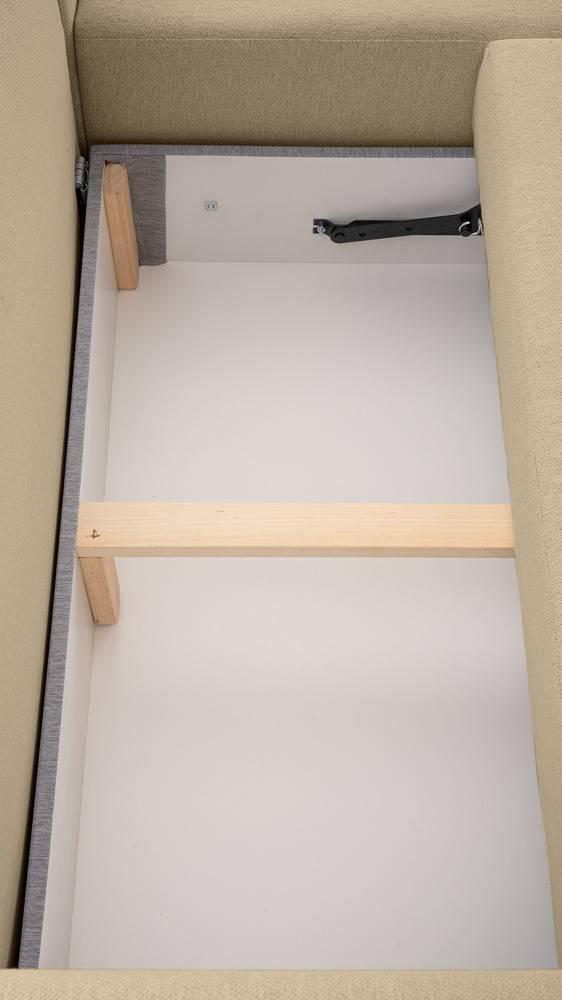 NADUVI Collection Hoekslaapbank Juni recht met opbergvak