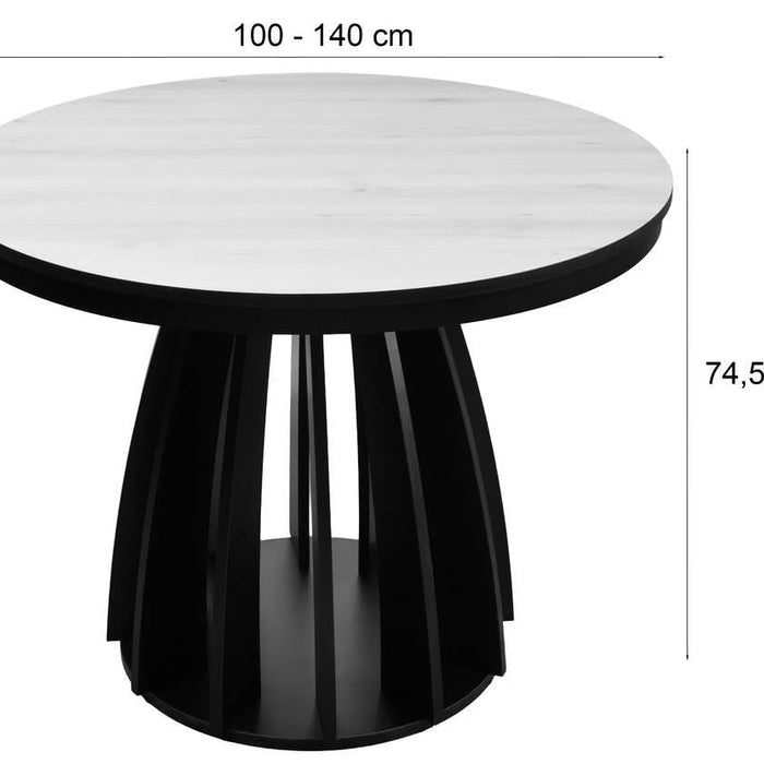 NADUVI Collection Eettafel Hemlin uitschuifbaar