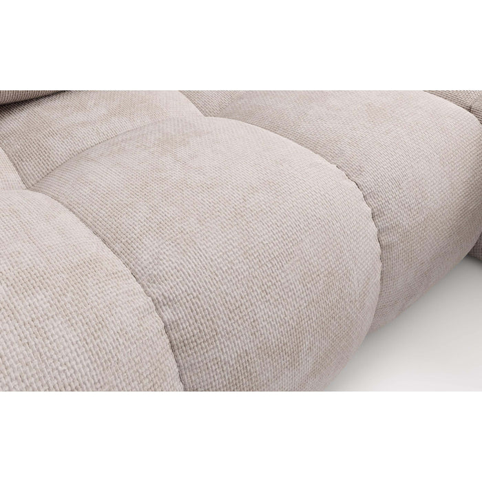 by fonQ Charme Hoekbank Rechts met Slaapfunctie - Chenille - Greige