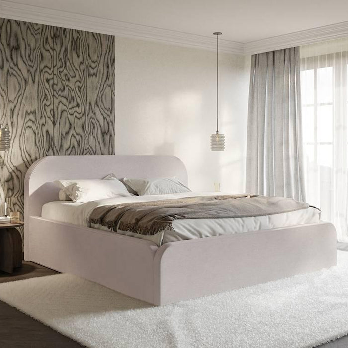 NADUVI Collection Bedframe Carina 140 x 200 met opbergvak fluweel