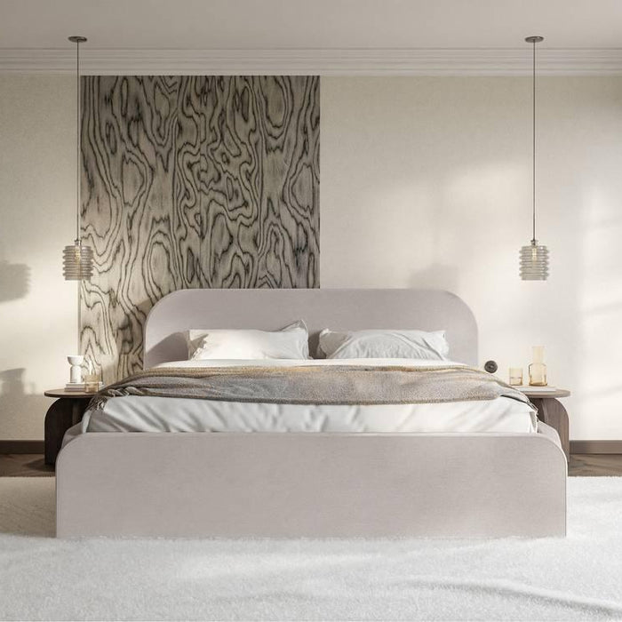 NADUVI Collection Bedframe Carina 140 x 200 met opbergvak fluweel