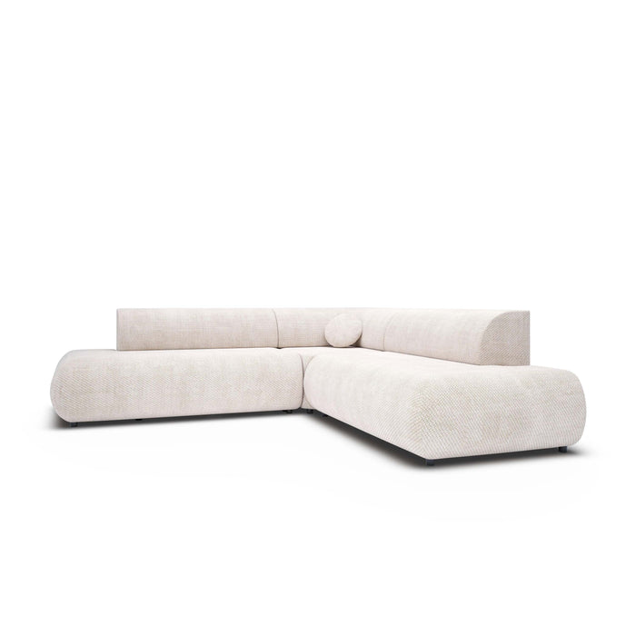 by fonQ Wisp Hoekbank Links/Rechts met Slaapfunctie - Chenille - Greige