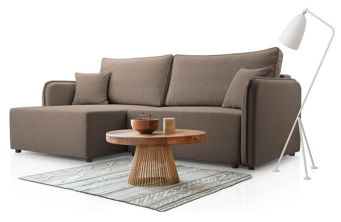 NADUVI Collection Hoekslaapbank Juni links met opbergvak