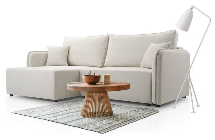 NADUVI Collection Hoekslaapbank Juni links met opbergvak