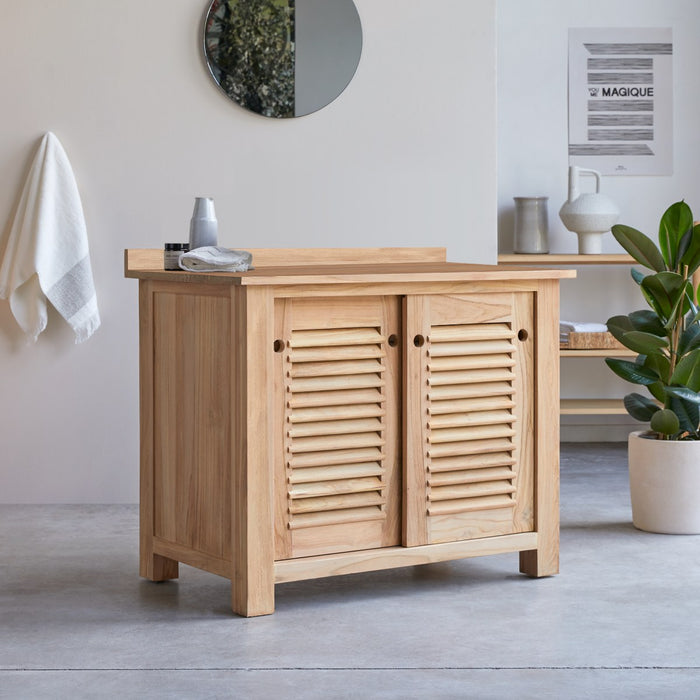 Tikamoon - Opbergmeubel in teakhout 95 Coline