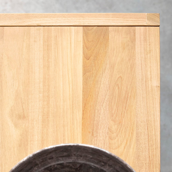 Tikamoon - Opbergmeubel in onbewerkt teakhout 120 Arty