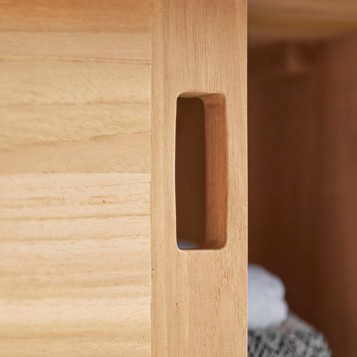 Tikamoon - Opbergmeubel in onbewerkt teakhout 120 Arty