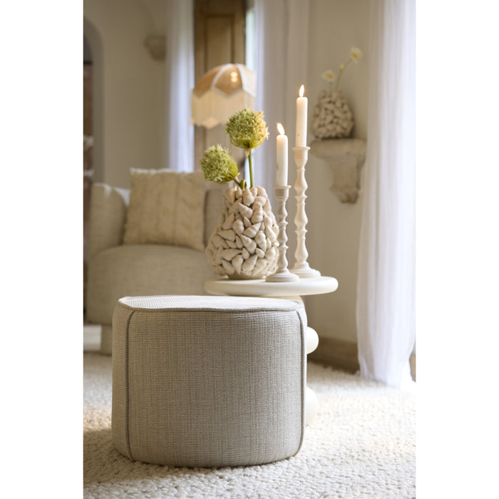 Light & Living Light&living Poef Ø50x40 cm DOMONI beige