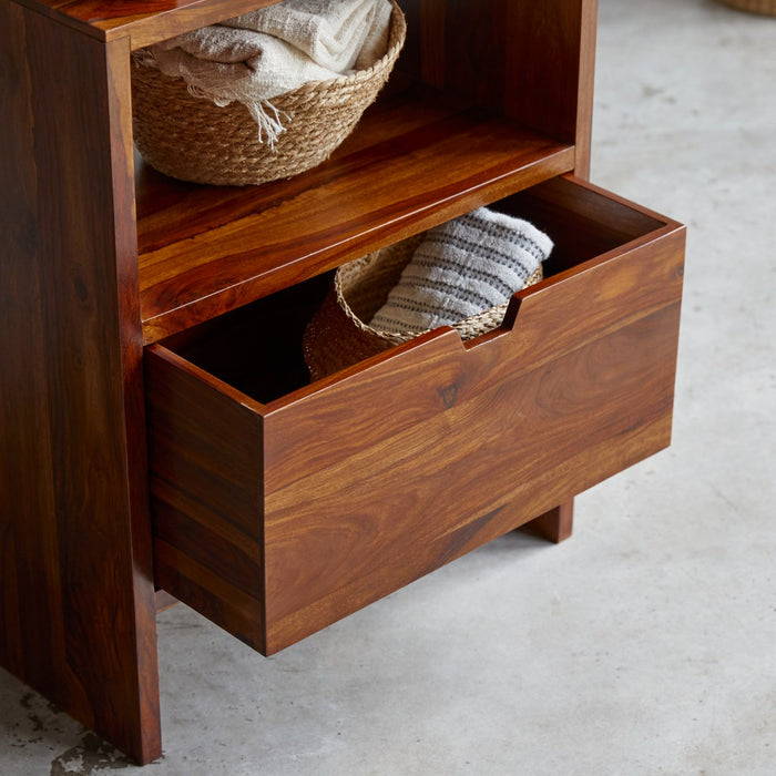 Tikamoon - Opbergmeubel in massief palissander Kwarto 60 cm