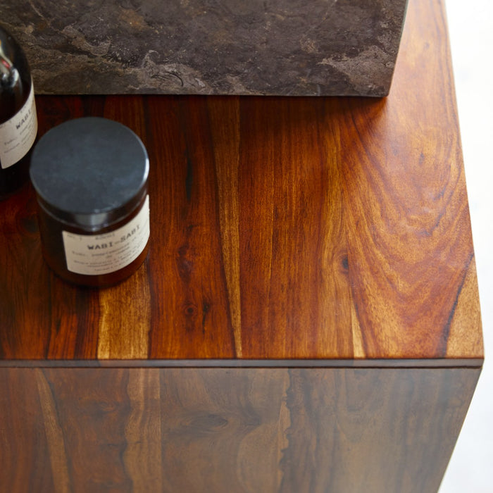 Tikamoon - Opbergmeubel in massief palissander Kwarto 60 cm