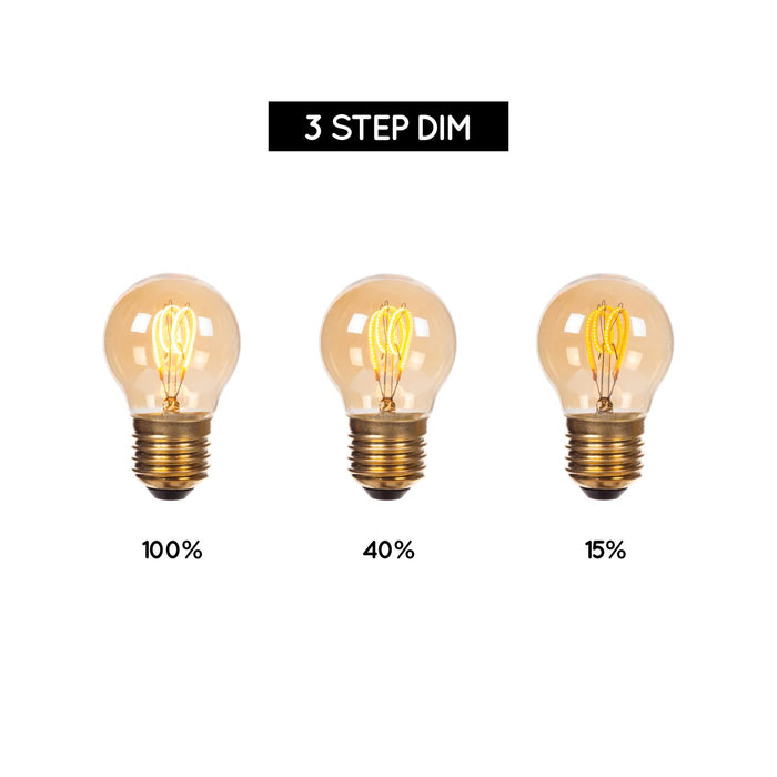 Lucide G45 Filament lamp - Amber