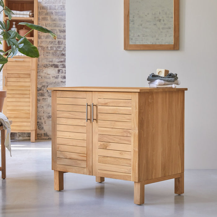 Tikamoon - Opbergmeubel in teakhout 85 Soho