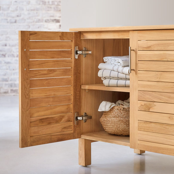 Tikamoon - Opbergmeubel in teakhout 85 Soho