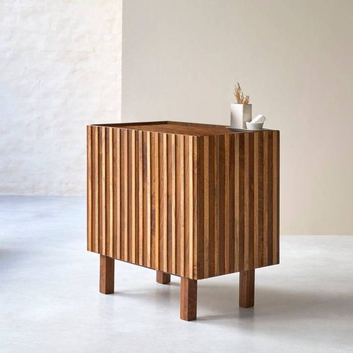 Tikamoon - Opbergmeubel Milo in mangohout 80 cm