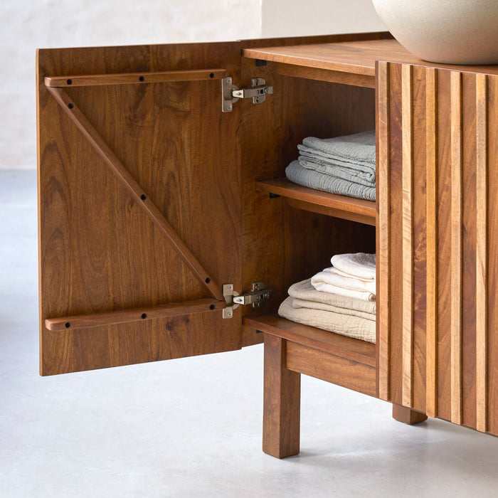 Tikamoon - Opbergmeubel Milo in mangohout 80 cm