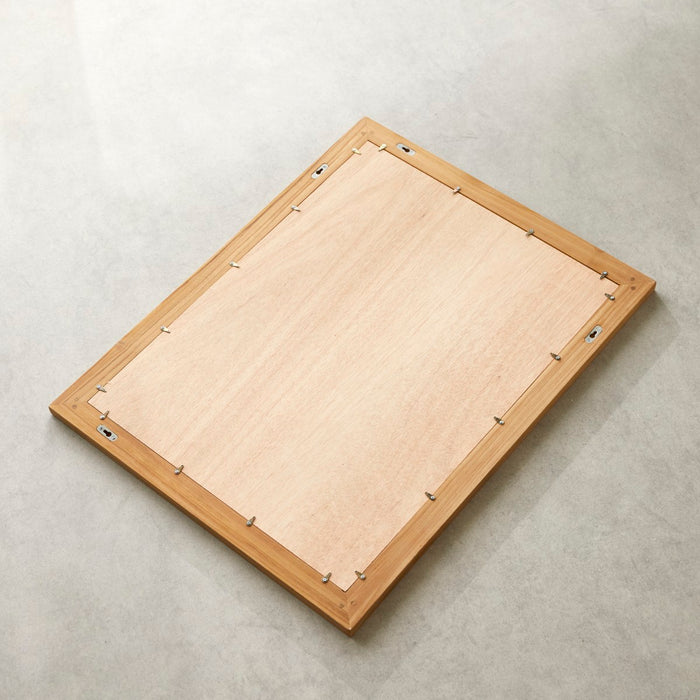 Tikamoon - Teakhouten decoratieve spiegel 120x90 cm Tona