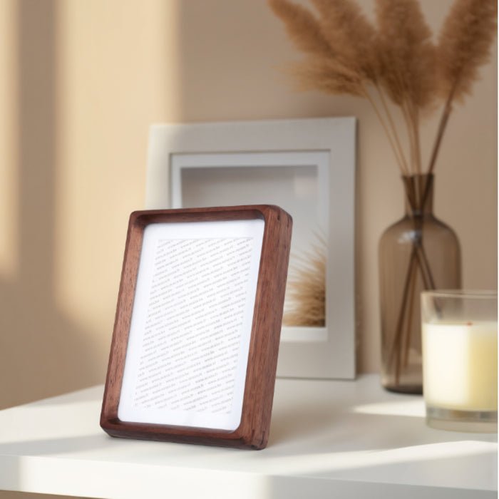 ACAZA Fotolijst - Fotokader - Fotolijst 13x18 - Matoa Hout - Walnoot Kleur - Fotolijsten - Fotolijstje