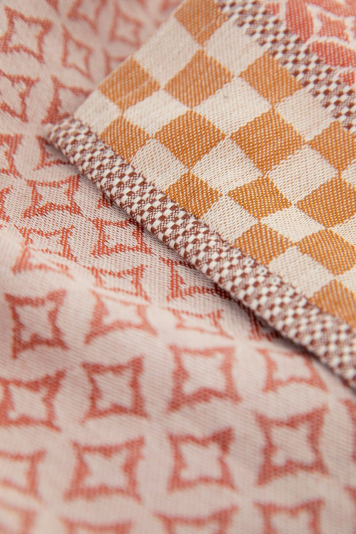 Sissy-Boy Donkeroranje handdoek en theedoek