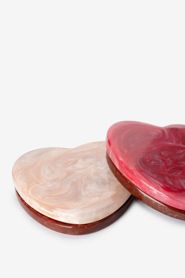 Sissy-Boy Roze onderzetters hart-4st.