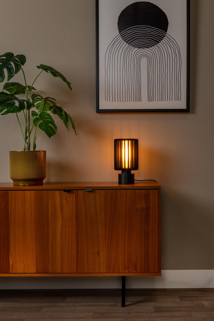 Lucide LAMBRES Tafellamp - Zwart