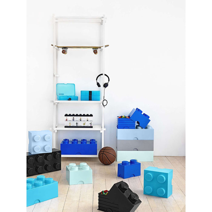 LEGO - Opbergbox Brick 8, Blauw - LEGO