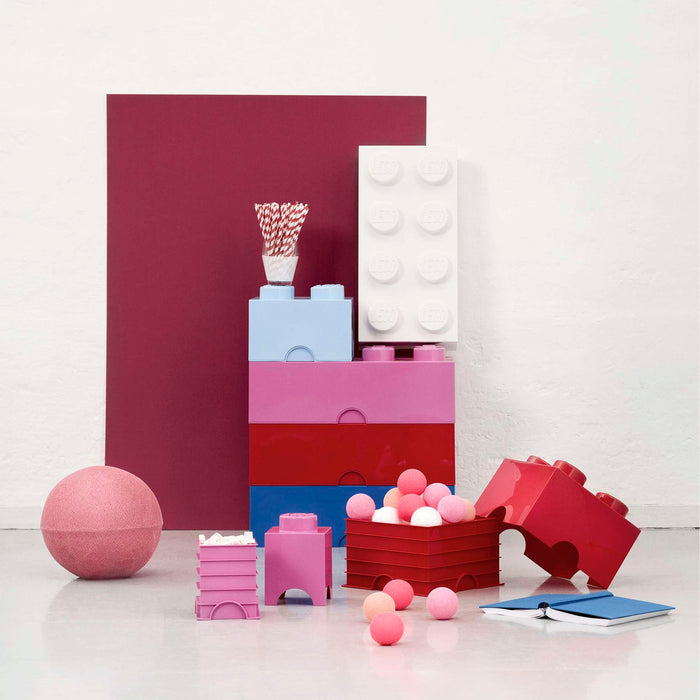 LEGO - Opbergbox Brick 8, Blauw - LEGO