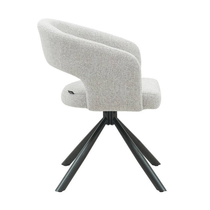 DÉJA Living - DÉJA Eetkamerstoel Elle Oasis Greige - Set van 2