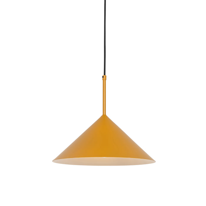 QAZQA Design hanglamp geel driehoek - Triangolo