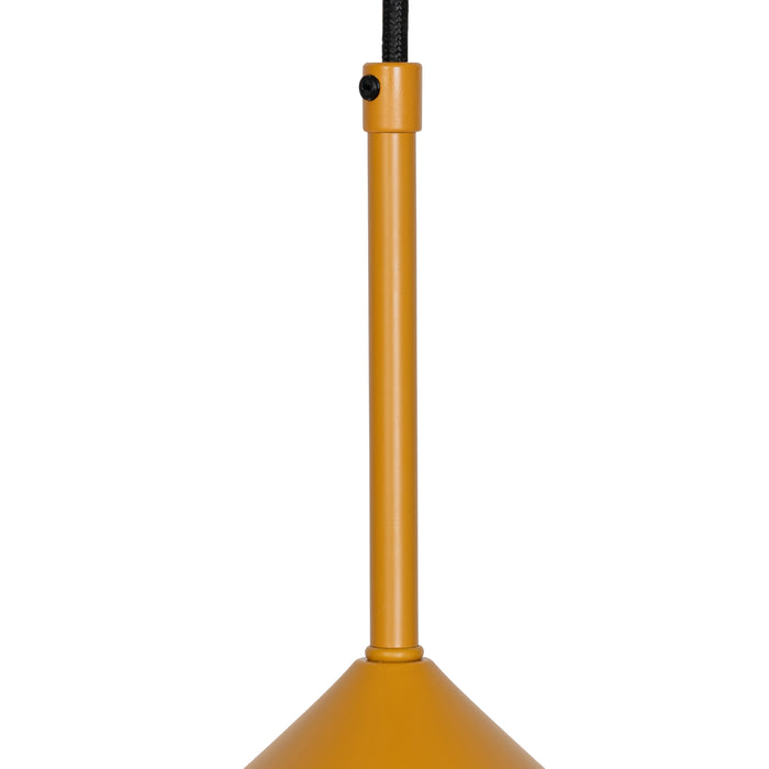 QAZQA Design hanglamp geel driehoek - Triangolo