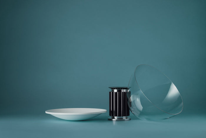 Taccia tafellamp LED PMMA zwart