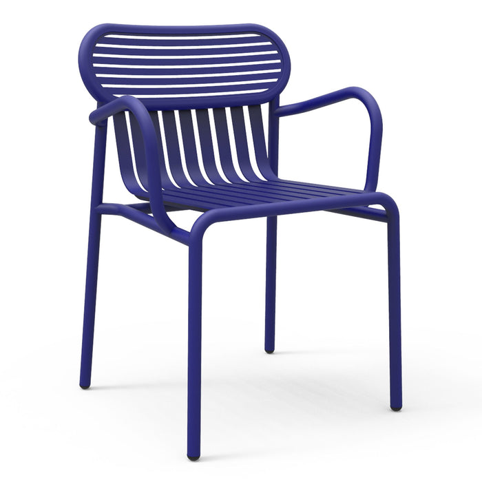 Petite Friture Week-end tuinstoel met armleuningen Brown Red