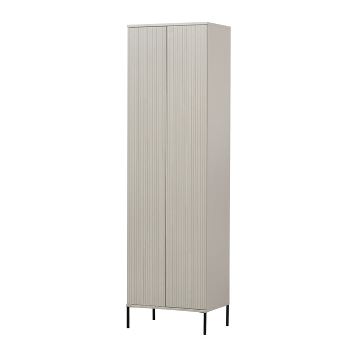 WOOOD New Gravure Hoge Opbergkast B 60 cm - Grenen - Dust