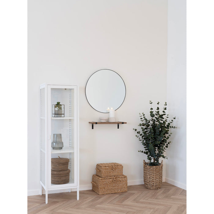 Jersey Mirror - Spiegel met zwarte lijst 60 cm