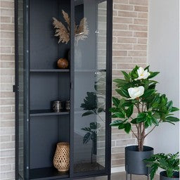 Pavia Bloempotten - 2 bloempotten in grijs