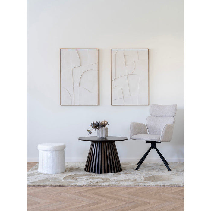 House Nordic Madeline Witte Relief Wanddecoratie Motief Een