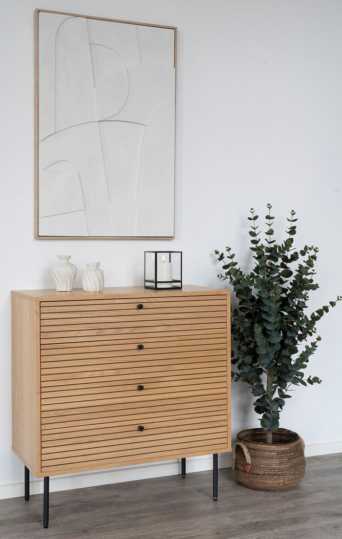 House Nordic Aosta Natural Bananenblad Mandenset