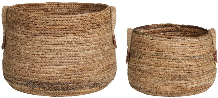 House Nordic Aosta Natural Bananenblad Mandenset