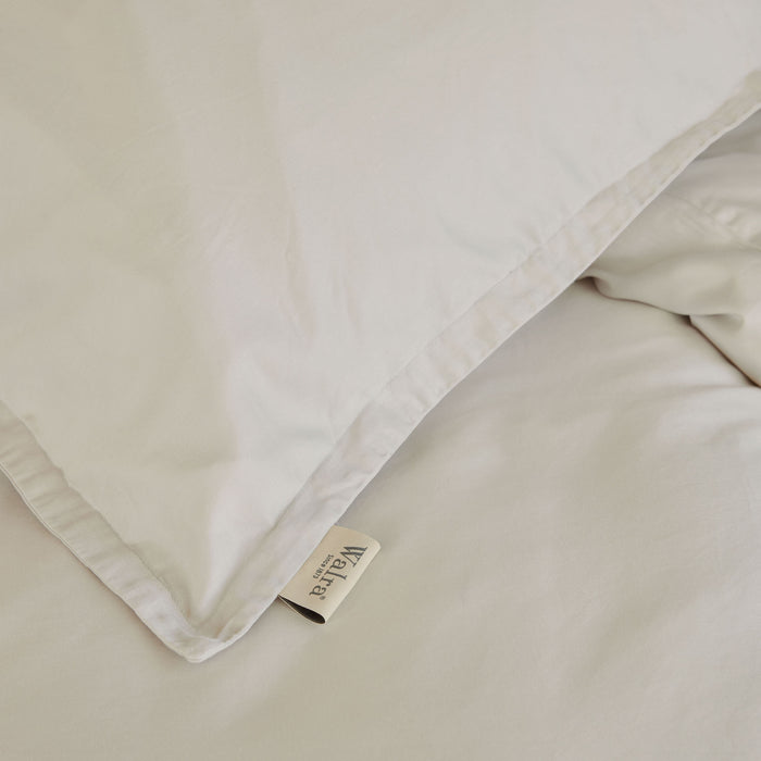 Walra Vintage Satin Dekbedovertrek 140 x 220 cm - Zand