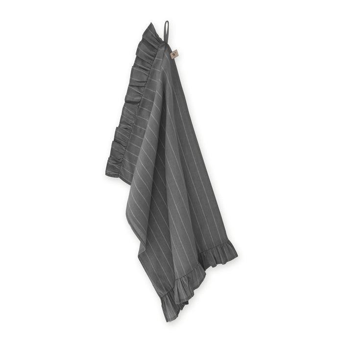 Walra Lovely Linen Ruffles Keukenset 3 st. - Antraciet