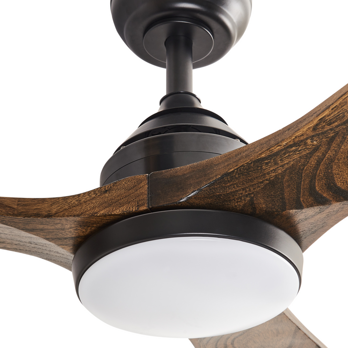 Beliani - MOYAR - Plafondventilator - Zwart - Hout