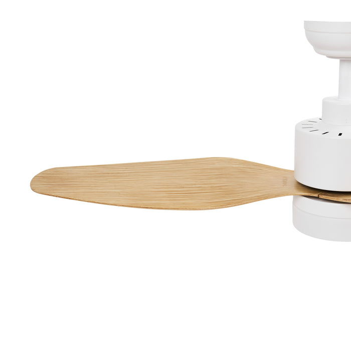 Beliani-ANDERSON-Plafondventilator-Lichtbruin-Synthetisch materiaal