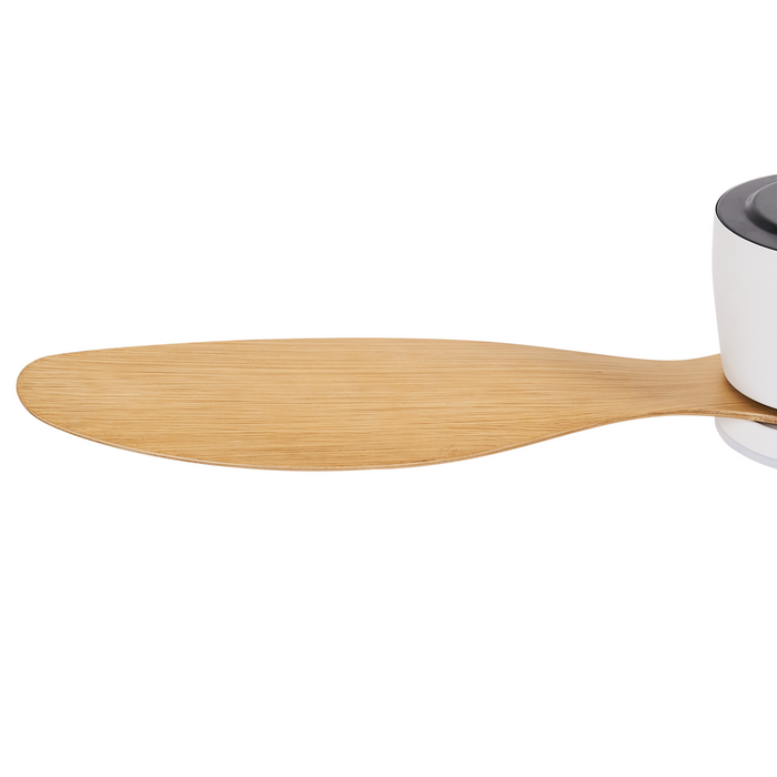 Beliani - VEMBAR - Plafondventilator - Lichtbruin - IJzer