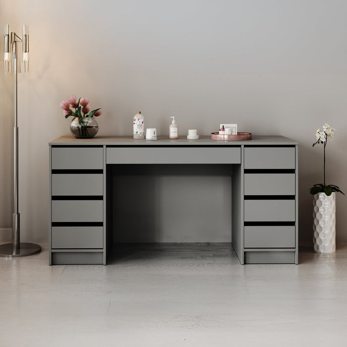 Meubella - Kaptafel Arco 2 - Antraciet - 154 cm