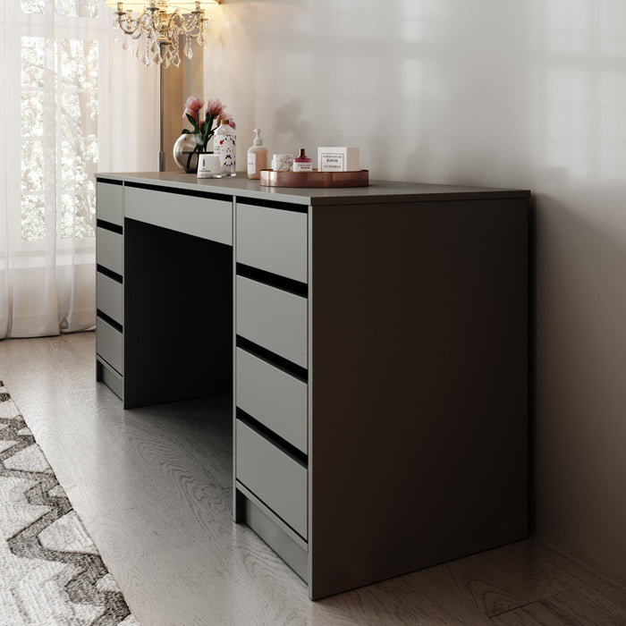 Meubella - Kaptafel Arco 2 - Antraciet - 154 cm