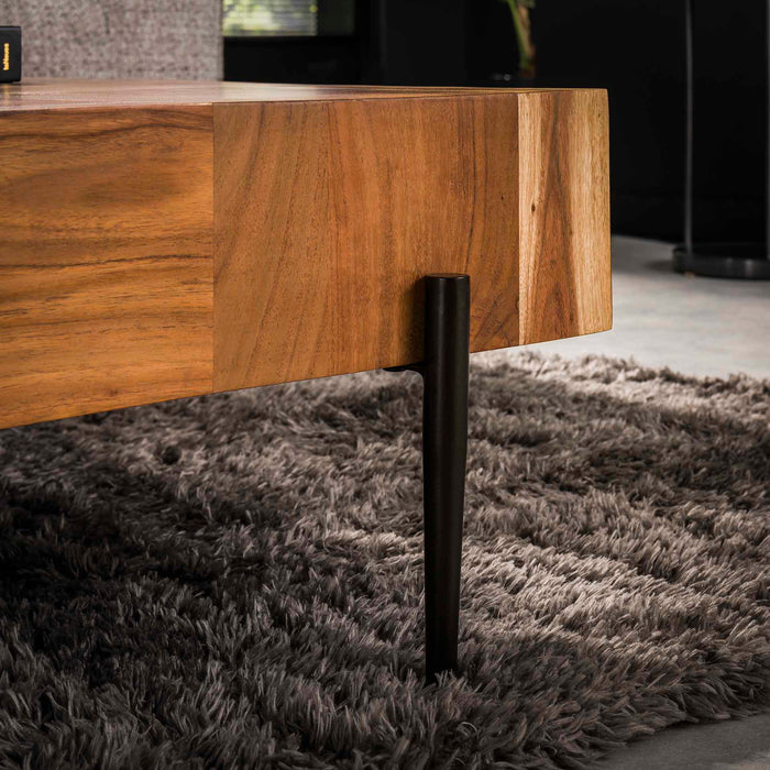 Giga Meubel - Salontafel Blok Acaciahout - 90x90x35cm